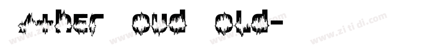 Rather Loud Bold字体转换